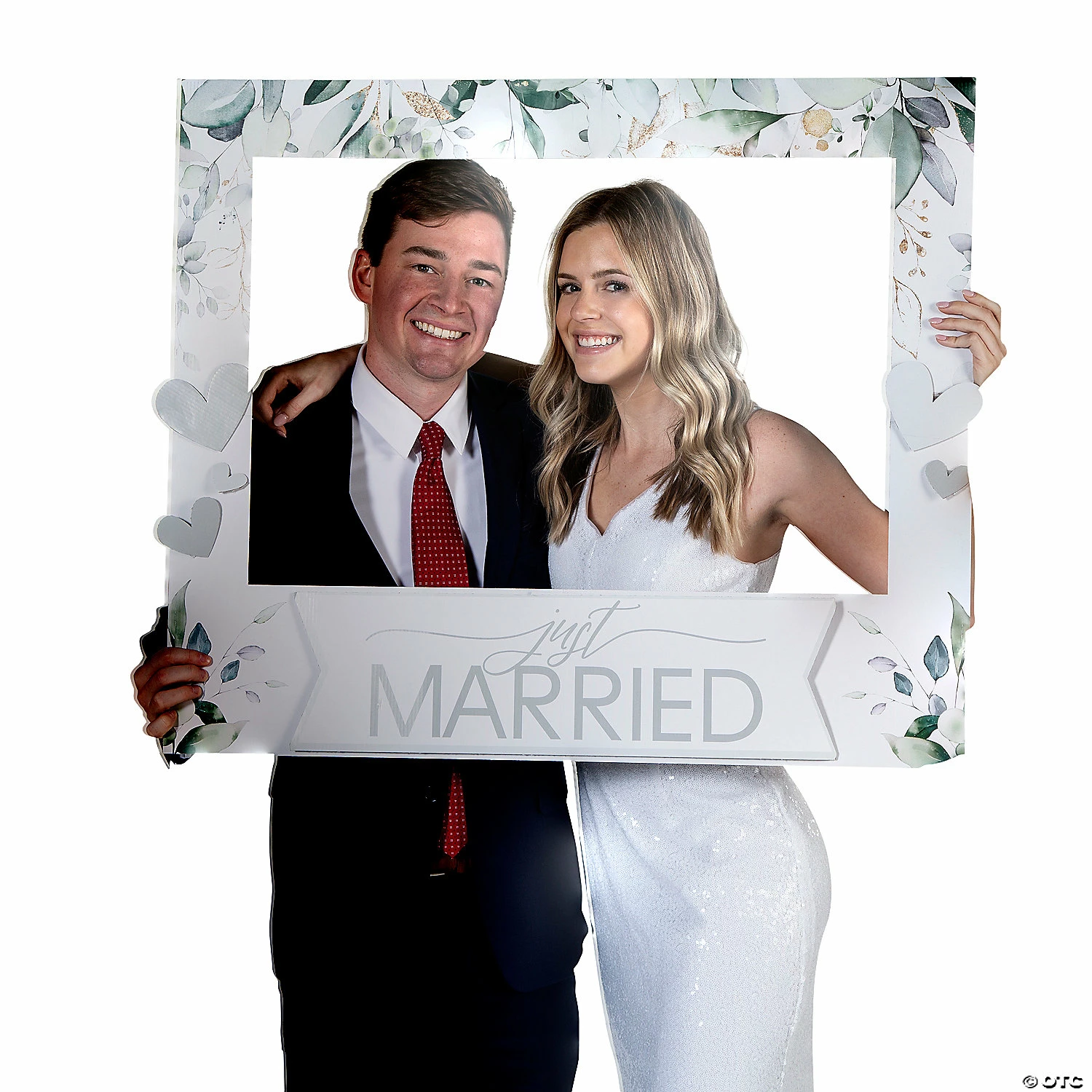 Just Married Photo Booth Frame 4 Just Married Photo Booth Frame - Image 2