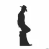 Leaning Cowboy Silhouette Life-Size Cardboard Stand-Up -DIY Photo Booth Shop leaning cowboy silhouette life size cardboard stand up13960086