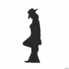 Leaning Cowgirl Silhouette Life-Size Cardboard Stand-Up -DIY Photo Booth Shop leaning cowgirl silhouette life size cardboard stand up13960087