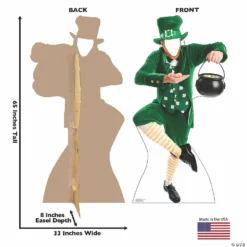 Leprechaun Lifesize Cardboard Stand-Up -DIY Photo Booth Shop leprechaun lifesize cardboard stand up13960063 a01
