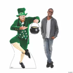 Leprechaun Lifesize Cardboard Stand-Up -DIY Photo Booth Shop leprechaun lifesize cardboard stand up13960063 a02