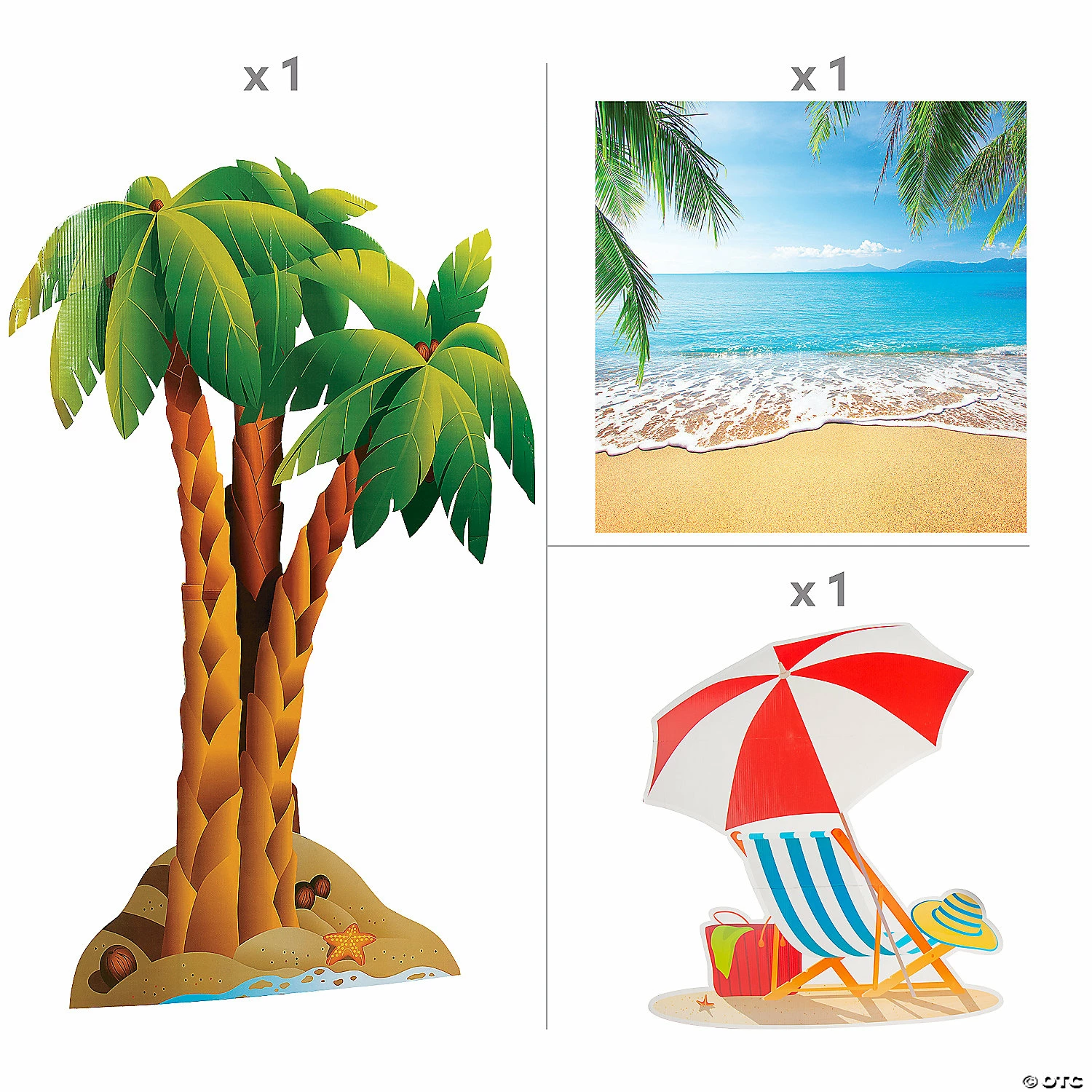 Make a Splash VBS Small Tropical Beach Scene Decorating Kit – 3 Pc. 4 Make a Splash VBS Small Tropical Beach Scene Decorating Kit – 3 Pc. - Image 2
