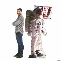 Man on the Moon Astronaut Lifesize Cardboard Stand-Up -DIY Photo Booth Shop man on the moon astronaut lifesize cardboard stand up13944997 a01
