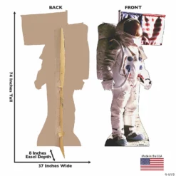 Man on the Moon Astronaut Lifesize Cardboard Stand-Up -DIY Photo Booth Shop man on the moon astronaut lifesize cardboard stand up13944997 a02