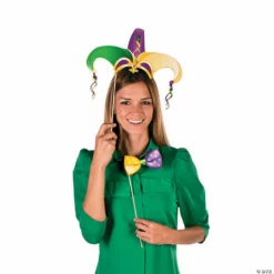 Mardi Gras Photo Stick Props- 12 Pc. -DIY Photo Booth Shop mardi gras photo stick props 12 pc 13629544 a01