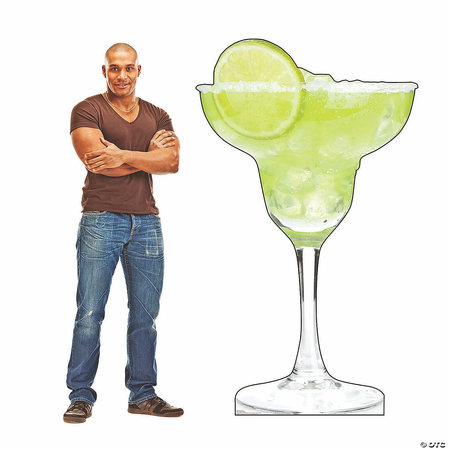 Margarita Glass Cardboard Stand-Up 3 Margarita Glass Cardboard Stand-Up