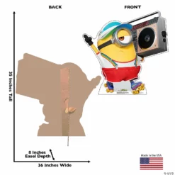 Minions™ Rise of Gru Stuart Boom Box Lifesize Cardboard Stand-Up -DIY Photo Booth Shop minions rise of gru stuart boom box lifesize cardboard stand up14151622 a01