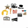 Movie Night Photo Stick Props- 12 Pc. -DIY Photo Booth Shop movie night photo stick props 12 pc 13665968