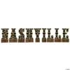 Nashville Letter Stand-Up Set - 9 Pc. -DIY Photo Booth Shop nashville letter stand up set 9 pc 13964533