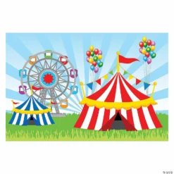 Outdoor Carnival Backdrop - 3 Pc.