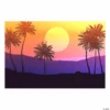 Palm Tree Sunset Backdrop Banner - 2 Pc. -DIY Photo Booth Shop palm tree sunset backdrop banner 2 pc 13978265