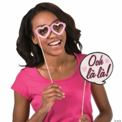 Paris Photo Stick Props- 12 Pc. -DIY Photo Booth Shop paris photo stick props 12 pc 13665971 a01