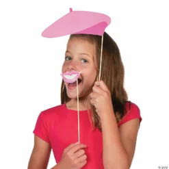 Paris Photo Stick Props- 12 Pc. -DIY Photo Booth Shop paris photo stick props 12 pc 13665971 a02