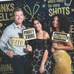 Party Time Drinking Backdrop -DIY Photo Booth Shop party time drinking backdrop13909532 a02