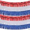 Patriotic Fringe Garland Backdrop - 6 Pc.