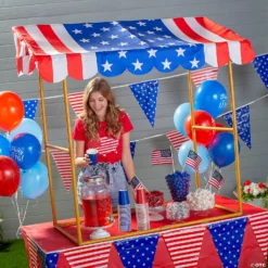Patriotic Tiki Tabletop Tent Kit -DIY Photo Booth Shop patriotic tiki tabletop tent kit13969264 a01