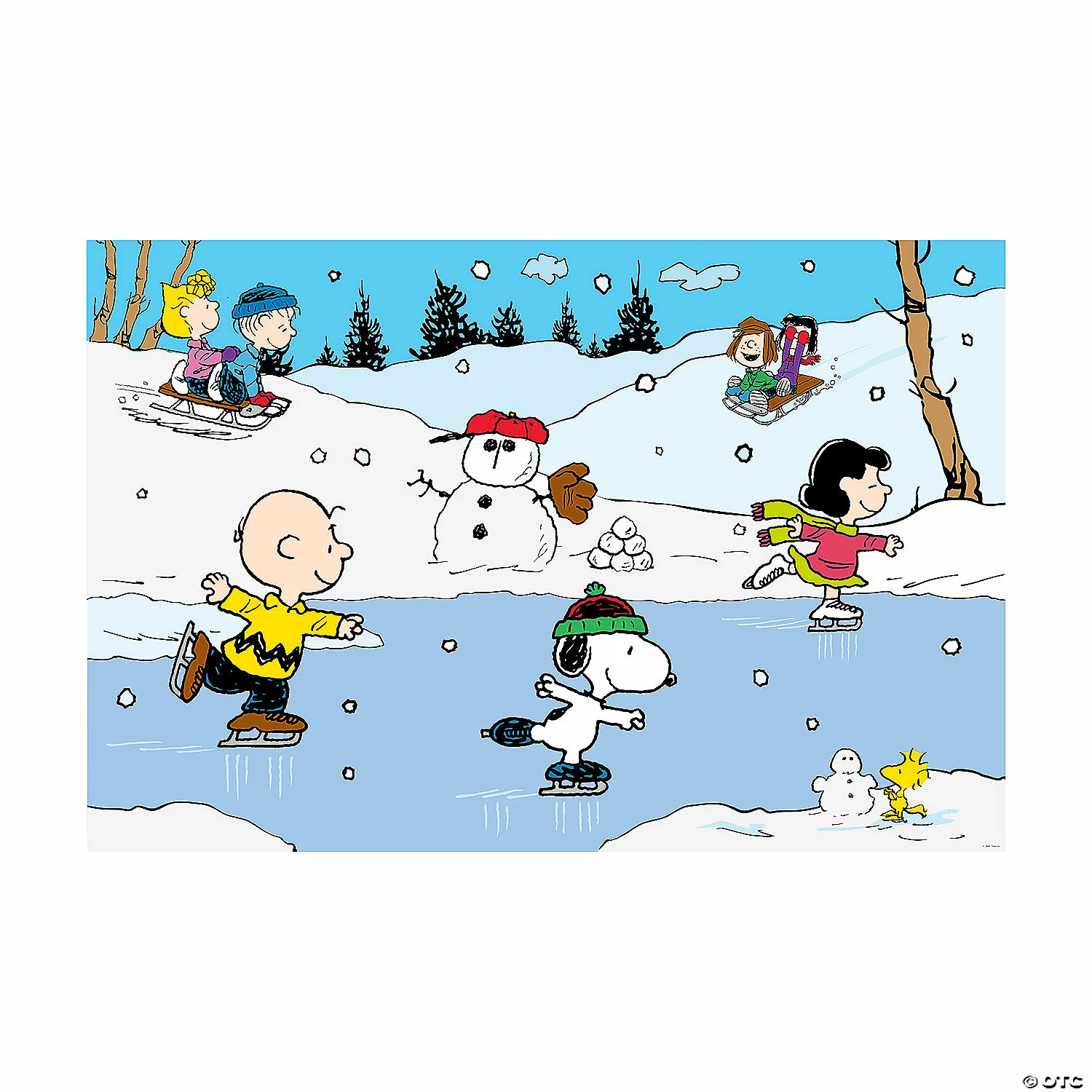 Peanuts® Winter Backdrop Banner 3 Peanuts® Winter Backdrop Banner