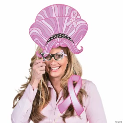 Pink Ribbon Photo Stick Props- 12 Pc. -DIY Photo Booth Shop pink ribbon photo stick props 12 pc 13704303 a01