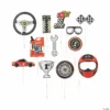 Race Car Photo Stick Props- 12 Pc. 1 Race Car Photo Stick Props- 12 Pc. -DIY Photo Booth Shop race car photo stick props 12 pc 13760803