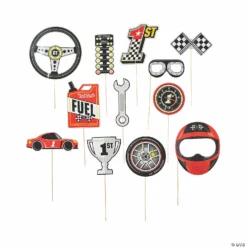Race Car Photo Stick Props- 12 Pc.