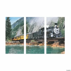 Railroad Train & Cliff Backdrop - 3 Pc. -DIY Photo Booth Shop railroad train and cliff backdrop 3 pc 13943457 a01