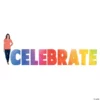 Rainbow Celebrate Stand-Ups - 9 Pc. -DIY Photo Booth Shop rainbow celebrate stand ups 9 pc 13829748