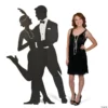 Roaring 20s Silhouette Swing Dancers Cardboard Stand-Up -DIY Photo Booth Shop roaring 20s silhouette swing dancers cardboard stand up13629136