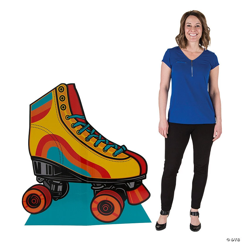 Roller Skate Cardboard Stand-Up 3 Roller Skate Cardboard Stand-Up