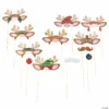 Santa’s Reindeer Photo Stick Props - 12 Pc. -DIY Photo Booth Shop santa s reindeer photo stick props 12 pc 13665956