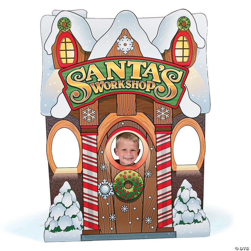 Santa's Workshop Cardboard Stand-Up 3 Santa's Workshop Cardboard Stand-Up