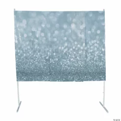 Silver Celebrations Backdrop Banner Kit - 2 Pc.