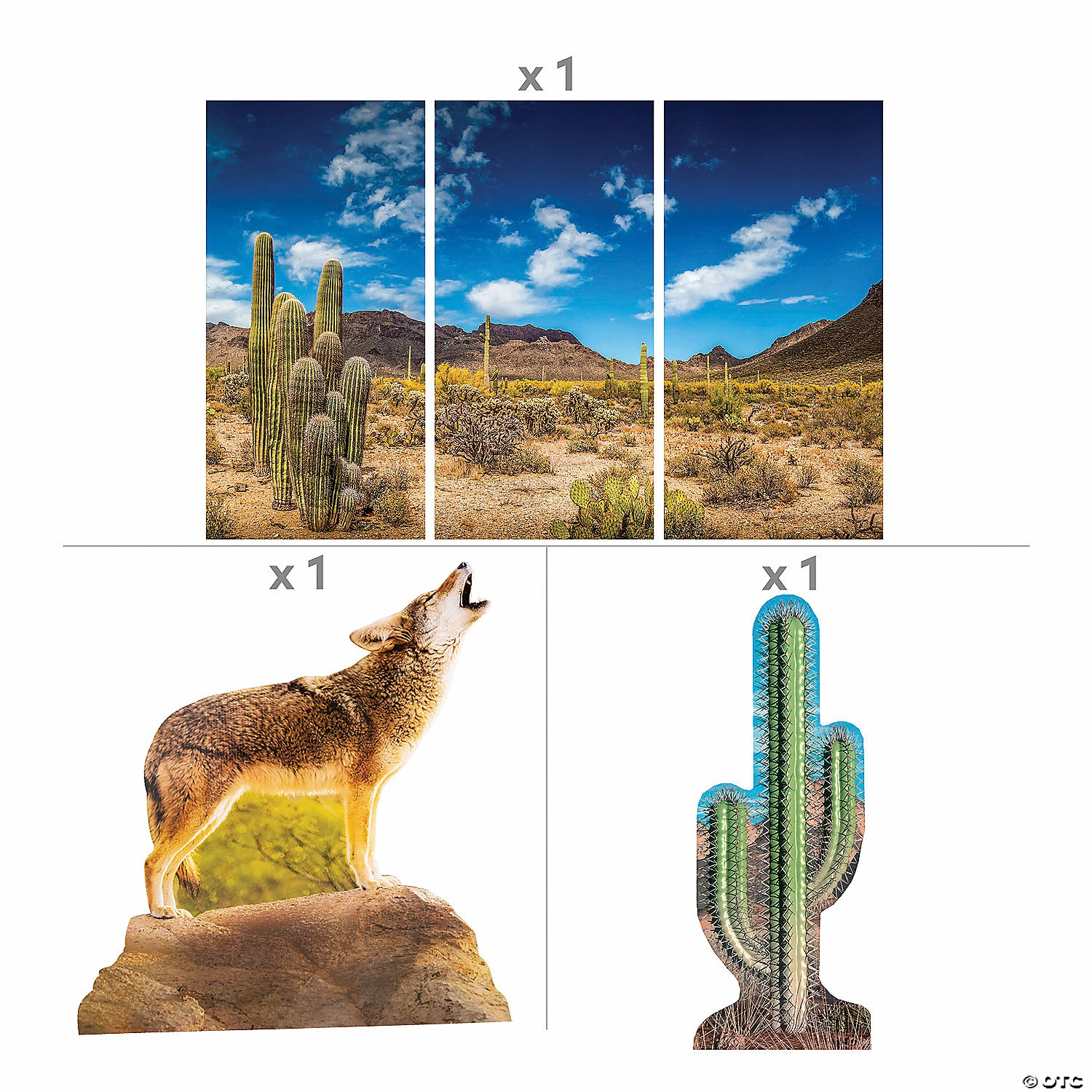 Southwest VBS Coyote Desert Scene Decorating Kit - 3 Pc. 4 Southwest VBS Coyote Desert Scene Decorating Kit - 3 Pc. - Image 2