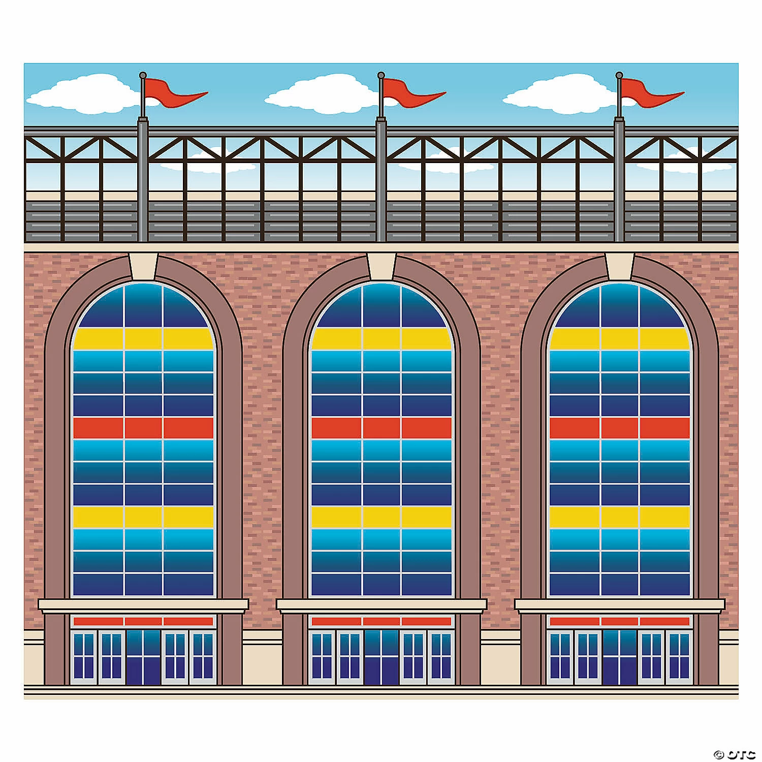 Sports VBS Design-a-Room Backdrop Banner - 2 Pc. 3 Sports VBS Design-a-Room Backdrop Banner - 2 Pc.