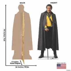 Star Wars™ Episode IX: The Rise of Skywalker Lando Calrissian Life-Size Cardboard Stand-Up -DIY Photo Booth Shop star wars episode ix the rise of skywalker lando calrissian life size cardboard stand up13952483 a01