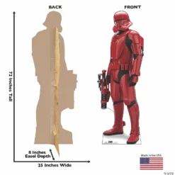Star Wars™ Episode IX: The Rise of Skywalker Sith Jet Trooper Life-Size Cardboard Stand-Up -DIY Photo Booth Shop star wars episode ix the rise of skywalker sith jet trooper life size cardboard stand up13952494 a01
