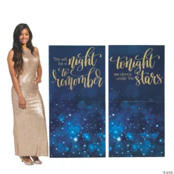 Starry Night Sign Cardboard Stand-Ups - 2 Pc.