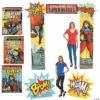 Superhero Decorating Kit - 8 Pc. -DIY Photo Booth Shop superhero decorating kit 8 pc 13968700
