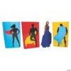 Superhero Silhouette Wall Panel Cardboard Stand-Ups - 3 Pc. -DIY Photo Booth Shop superhero silhouette wall panel cardboard stand ups 3 pc 13934033