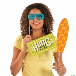 Surf’s Up Photo Stick Props- 12 Pc. -DIY Photo Booth Shop surf s up photo stick props 12 pc 13695045 a01