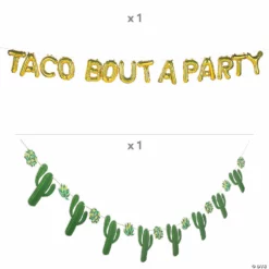 Taco Bout a Party Backdrop Kit - 23 Pc. -DIY Photo Booth Shop taco bout a party backdrop kit 23 pc 14099931 a01