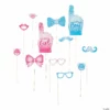 Team Boy & Team Girl Photo Stick Props - 12 Pc.