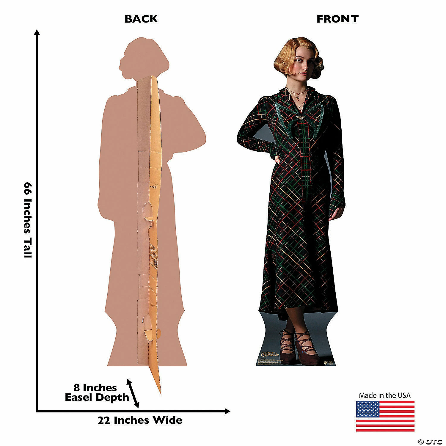 The Crimes of Grindelwald Queenie Goldstein Life-Size Cardboard Stand-Up 4 The Crimes of Grindelwald Queenie Goldstein Life-Size Cardboard Stand-Up - Image 2