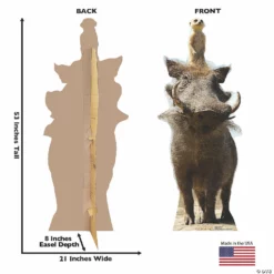 The Lion King™ Timon & Pumbaa Life-Size Cardboard Stand-Up -DIY Photo Booth Shop the lion king timon and pumbaa life size cardboard stand up13944958 a02