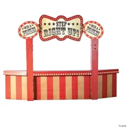 Vintage Circus Attraction Booth Stand-Up