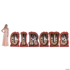 Vintage Circus Letter Cardboard Stand-Ups - 6 Pc.