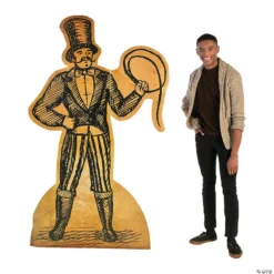 Vintage Circus Performer Cardboard Stand-Up