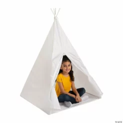 White Teepee Play Tent -DIY Photo Booth Shop white teepee play tent14104402 a02