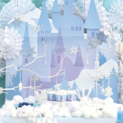 Winter Princess Castle Cardboard Stand-Up -DIY Photo Booth Shop winter princess castle cardboard stand up13909446 a01