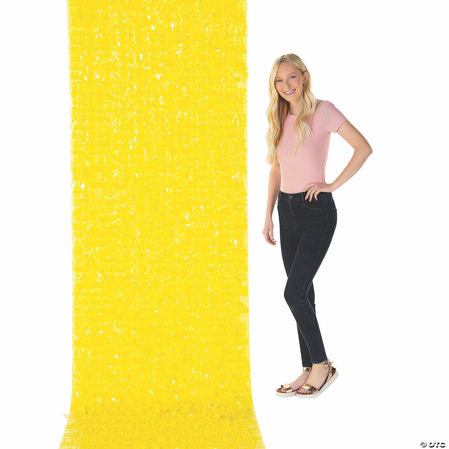 Yellow Floral Sheeting Backdrop 4 Yellow Floral Sheeting Backdrop - Image 2